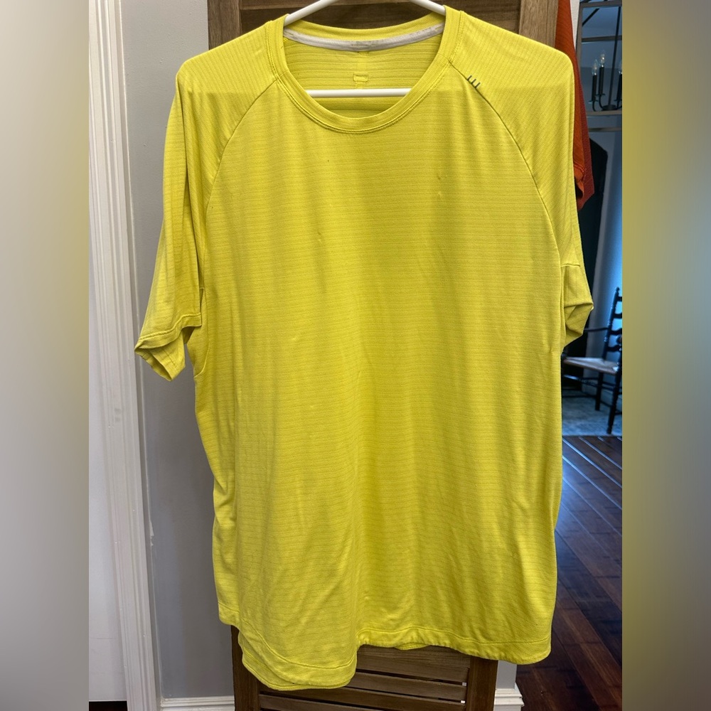 Lululemon quick dry workout shirt. XXL in used but great condition
